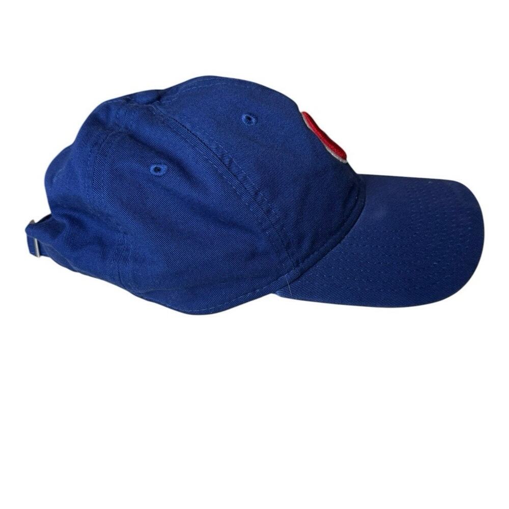 Chicago Cubs Hat Cap Strap Back MLB Baseball Blue Red Unisex One Size New Era - Picture 10 of 11